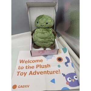 Turtle Plush Doll 8" Stuffed Doll Plush Figure Toys For Kids Green *READ...